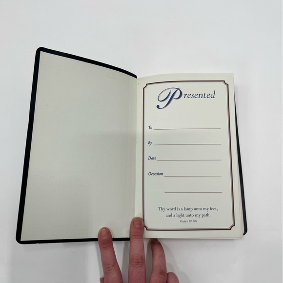 Holy Bible Hendrickson Bibles King James Version Black Soft Bound Book - Picture 7 of 14